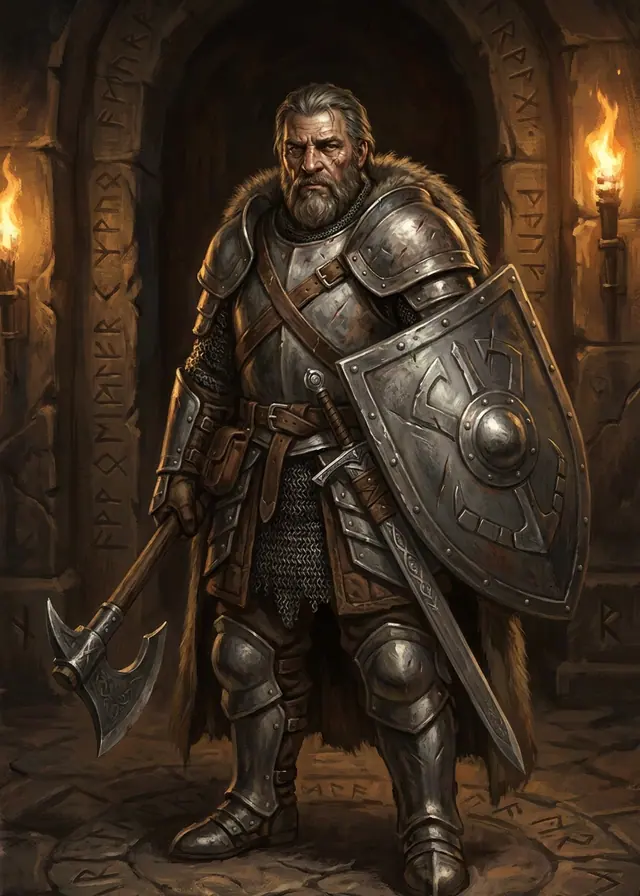 Korgan Ironfoot (Equipped)